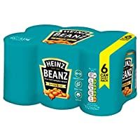 Los mejores  - Heinz Baked Beanz - 6 Paquetes de 415 gr - Total: 2490 gr